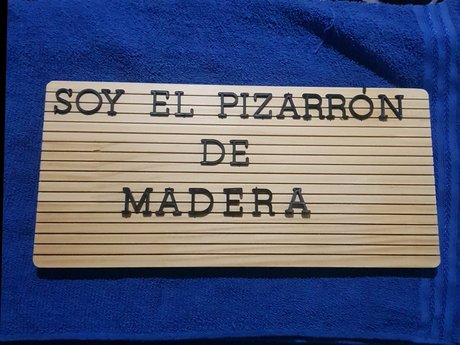 El Pizarrn De Maderathe Wood Blackboard
