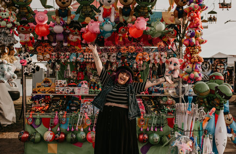 Purple Glitter Goddess